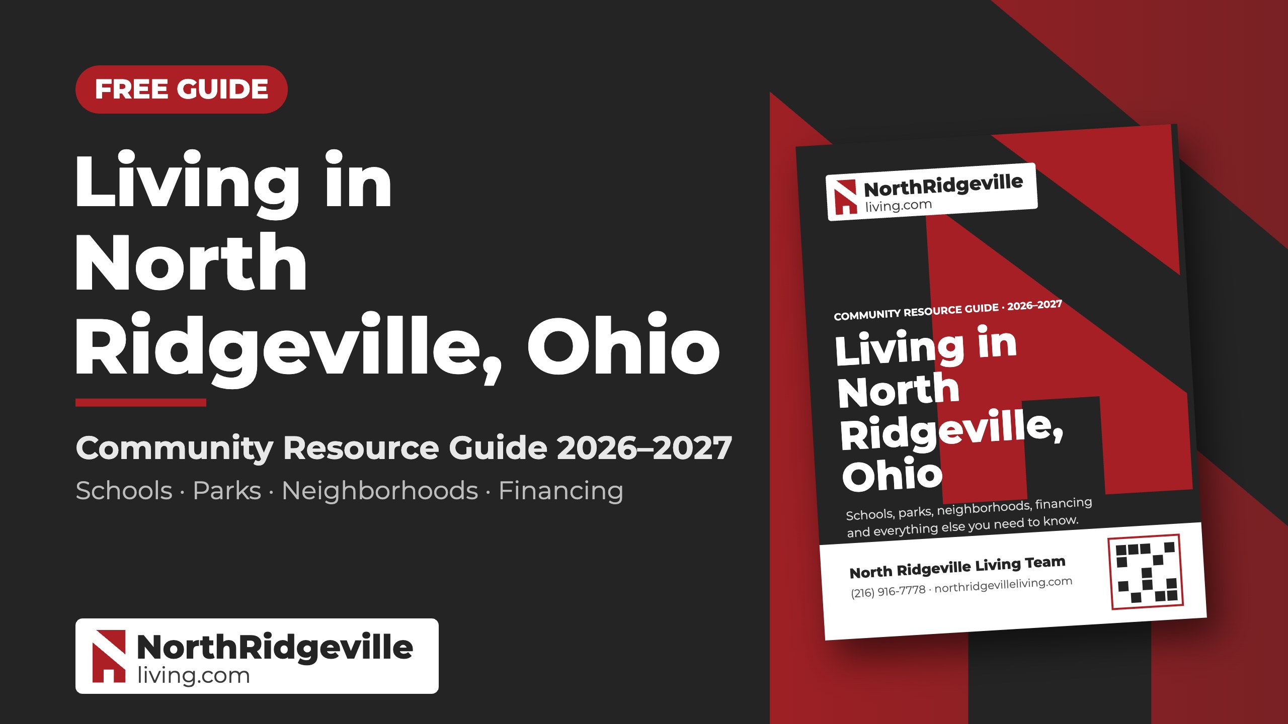 Free North Ridgeville, Ohio Community Resource Guide 2026–2027 from North Ridgeville Living: schools, parks, neighborhoods and financing
